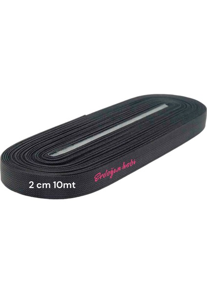 Geniş Lastik 2cm 10 mt Paça Lastik Bel Lastik Don Lastik Alez Lastik Çok Amaçlı Lastik