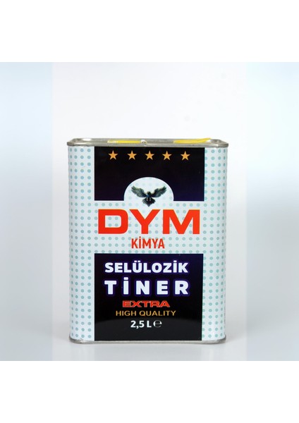 Kimya Selülozik Tiner 2,5 Litre