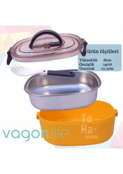 Paslanmaz Çelik 1000 ml Yemek Kabı VGN-540 modelleri