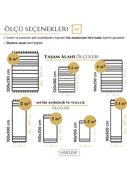 Adeline Home Portre İskandinav Modern Halı