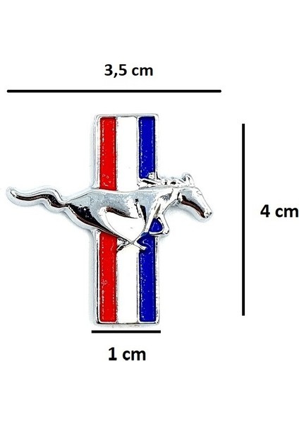 Mustang At Metal Arma (2 Adet) - Minik Mustang Arma