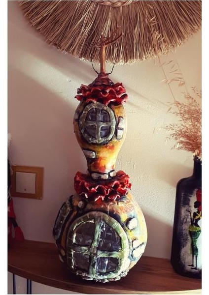 Güneş Enerjili Dekoratif Kabak Dekoru El Yapımı fiyatları