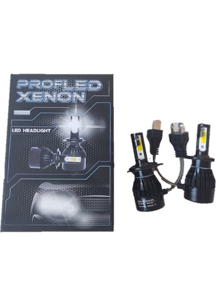 2 Adet H1 Soket LED Xenon Far Ampulü 6000K Beyaz 8000LM