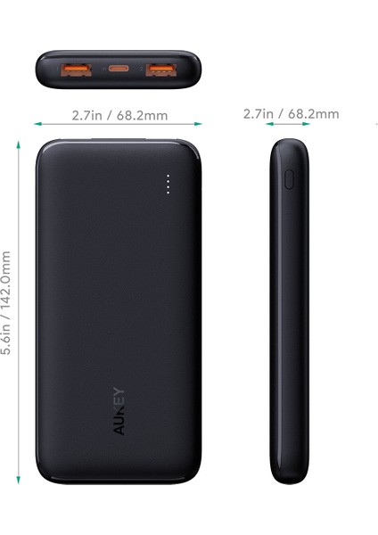 PB-N74S-BK 22.5W 20000 mAh PD QC 3.0 Powerbank