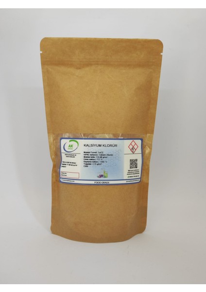 KALSİYUM KLORÜR-FOOD GRADE (E509) 1000 G