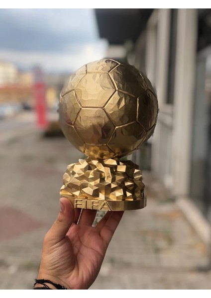 Fifa Ballon D'or  Maketi Gold Altın Rengi 20 cm