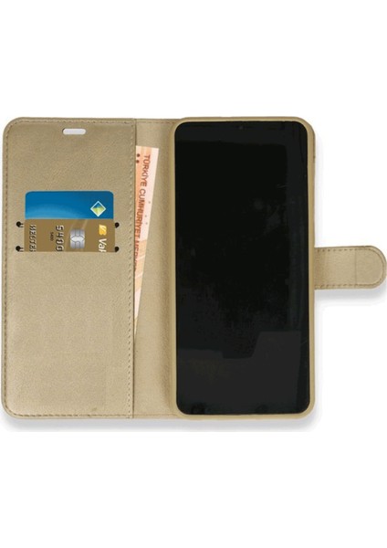 iPhone 7 Cüzdanlı Kapaklı Kılıf Kartlıklı Standlı Kopçalı
