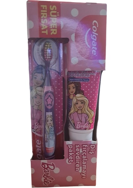 Barbie Diş Macunu+Diş Fırçası