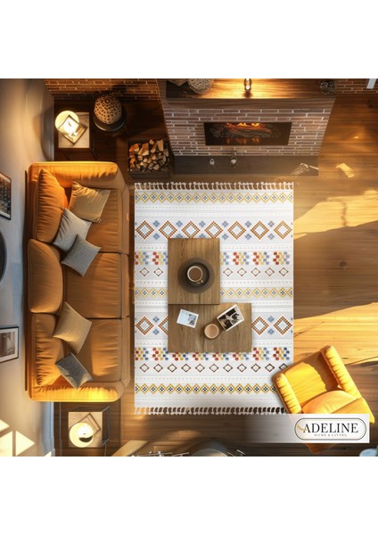 Portre 9125 Iskandinav Modern Toz Vermeyen Salon Mutfak Balkon Halısı