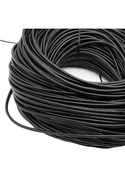 Deri Ip Siyah 3 mm 5 Metre