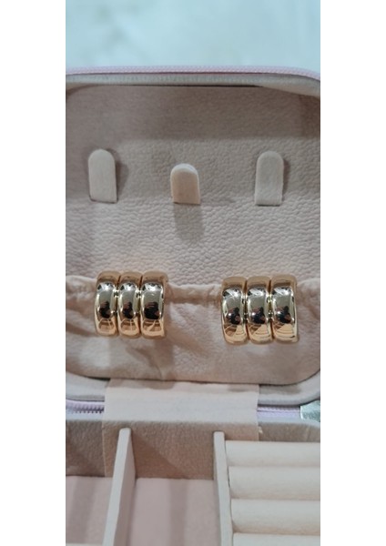 3lü Gold Burma Küpe