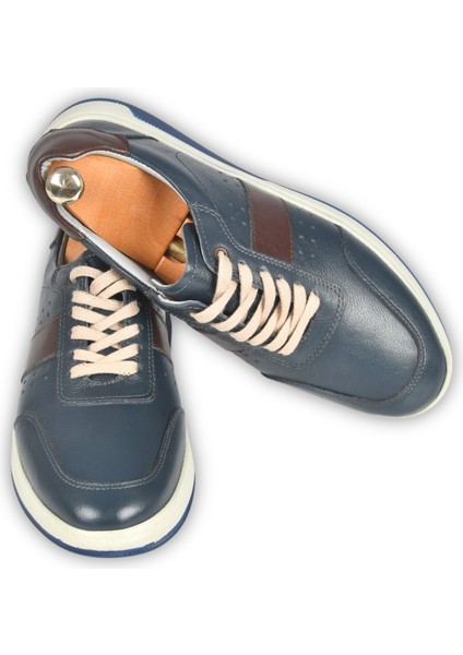 Bağcıklı Ortopedik Poli Taban Deri Spor Sneaker Ayakkabı 2509956 indirimleri