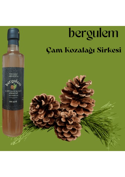 Doğal Çam Kozalağı Sirkesi 500ML