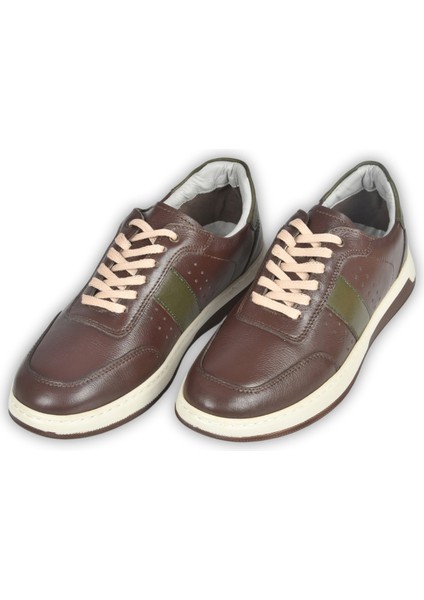 Bağcıklı Ortopedik Poli Taban Deri Spor Sneaker Ayakkabı 2509956 fırsatları