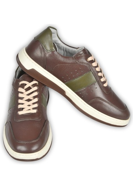 Bağcıklı Ortopedik Poli Taban Deri Spor Sneaker Ayakkabı 2509956 indirimleri