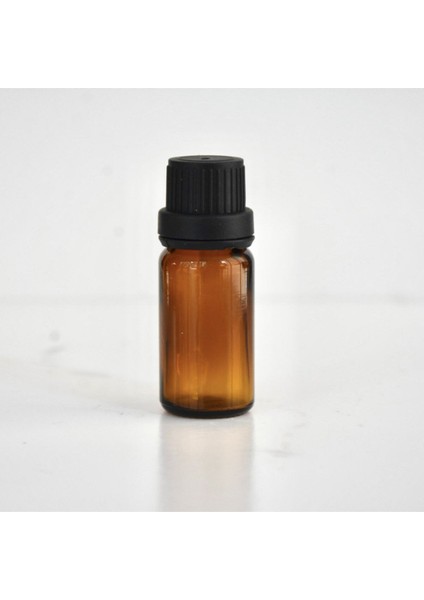 Siyah Kapak Içten Damlalıklı Amber Cam Şişe 10 Ml (5 Adet)