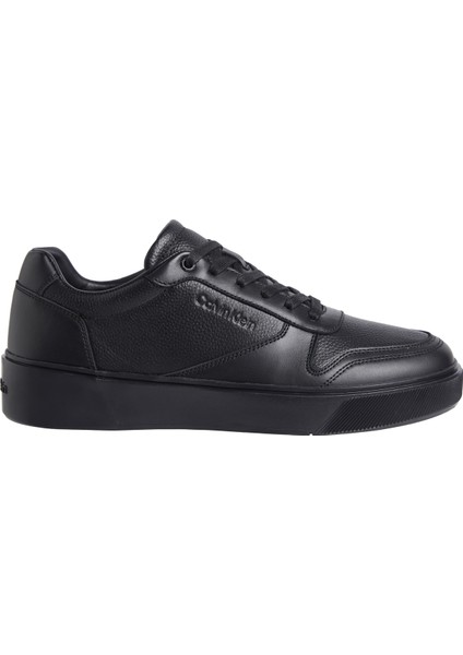 Siyah Erkek Sneaker Low Top Lace Up Bskt Lth