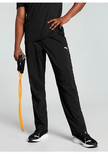 Siyah Erkek Normal Bel Dar Kalıp Eşofman Altı 52574201 Foundations Tapered Pant
