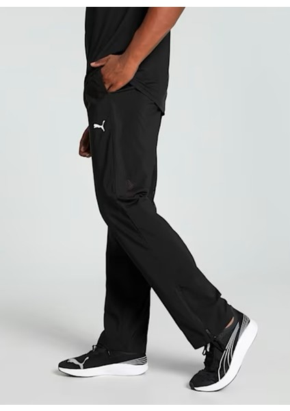 Siyah Erkek Normal Bel Dar Kalıp Eşofman Altı 52574201 Foundations Tapered Pant