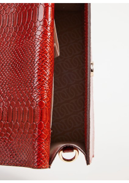 Kiremit 23X14X6 cm Kadın Omuz Çantası US24666 indirimleri