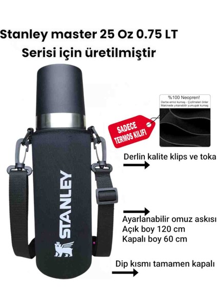 Neopren Termos Kılıfı 0,75 Lt Master Vakumlu Serisi Için Üretilmiştir