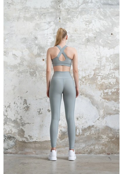 Su Yeşili Ekstra Yüksek Bel Toparlayıcı Spor Tayt fiyatları