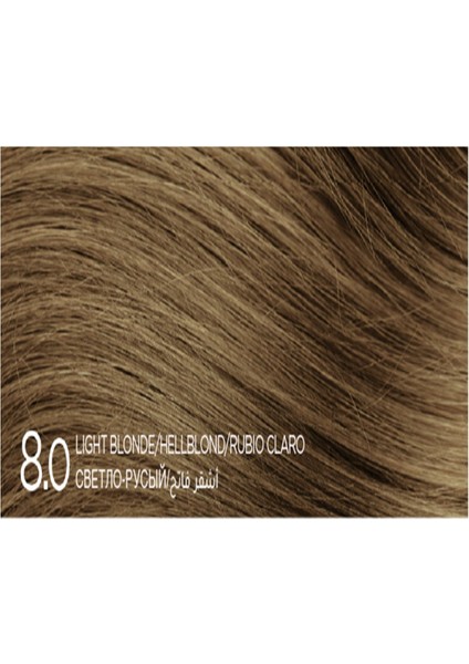 Mükemmel Beyaz Kapama (1 Pk X 2 Tüp Saç Boyası Ve Oksidan) 8.0 Açık Kumral