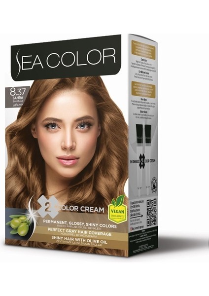 Mükemmel Beyaz Kapama (1 Pk X 2 Tüp Saç Boyası Ve Oksidan) 8.37 Sahra