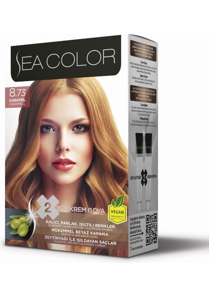 Mükemmel Beyaz Kapama (1 Pk X 2 Tüp Saç Boyası Ve Oksidan) 8.73 Karamel