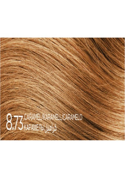 Mükemmel Beyaz Kapama (1 Pk X 2 Tüp Saç Boyası Ve Oksidan) 8.73 Karamel