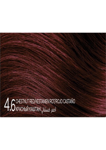 Mükemmel Beyaz Kapama (1 Pk X 2 Tüp Saç Boyası Ve Oksidan) 4.6 Kestane Kızılı