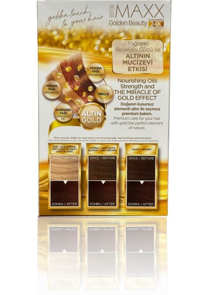 Golden Serıes 24k Altın Içerikli Tüp Boya Ve Saç Bakım Serumlu 30 Harika Renk (2x50 Ml) Sıcak Çikolata 5.77