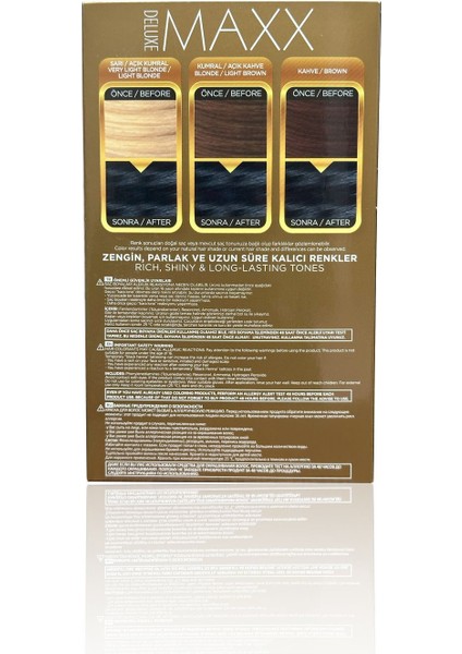 Beauty Serıes Keratinli Kalıcı Saç Boyası (2x50ml) 34 Harika Renk Mavi Siyah 1.1
