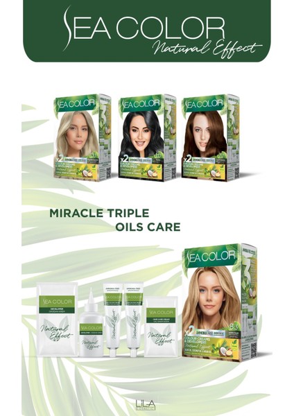 Amonyaksız, Vegan, Doğal, Besleyici Kalıcı Saç Boyası Beyaz Kapama (1 Paket 2 X 50 Ml) Yoğun Küllü Açık Kumral 8.11