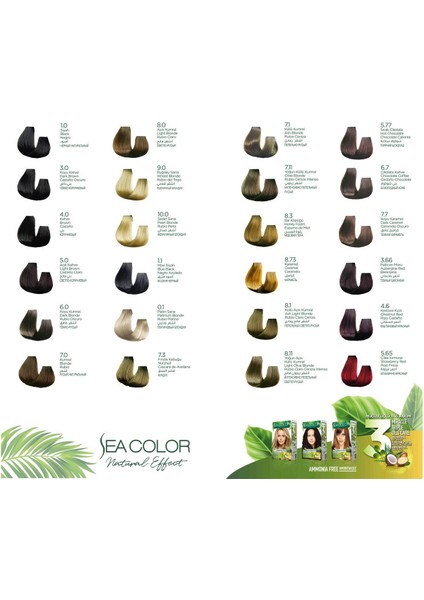 Amonyaksız, Vegan, Doğal, Besleyici Kalıcı Saç Boyası Beyaz Kapama (1 Paket 2 X 50 Ml) '6.7 indirimleri