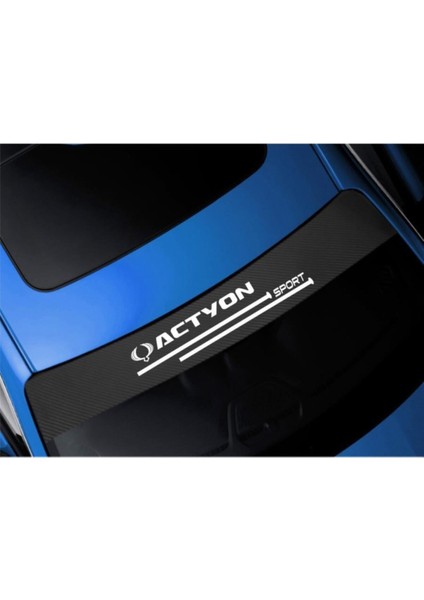 Ssangyong Actyon Için Uyumlu Aksesuar Oto Ön Cam Oto Sticker Karbon