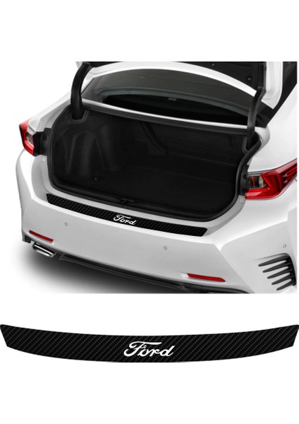Forrd Fusion Için Uyumlu Aksesuar Oto Arka Tampon Bagaj Koruyucu Sticker 92*7 cm