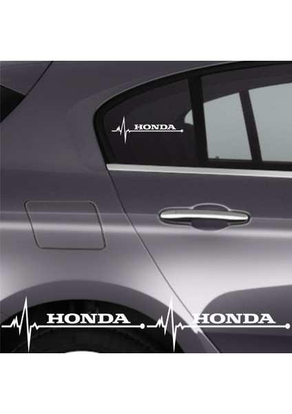 Honda Accort Için Uyumlu Aksesuar Oto Ritim Sticker 2 Adet 20*9 cm