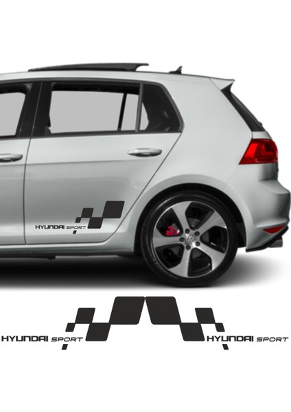Hyundai Loniq Için Uyumlu Aksesuar Yan Sport 56*26