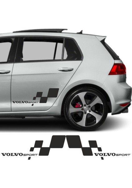 Volvo V50 Için Uyumlu Aksesuar Yan Sport 28*13