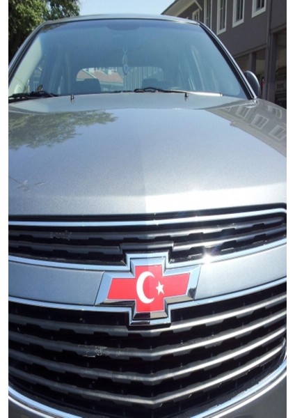 Chevrolet Için Uyumlu Aksesuar Arma Üzeri Bayrak Kaplama Ön-Arka