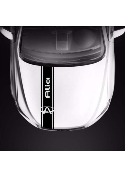 Chery Alia Için Uyumlu Aksesuar Oto Kaput Şerit Sticker