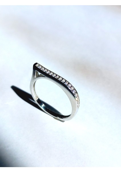 925 Ayar Gümüş Lıne Tasarım Yeni Çizgi Kadın Yüzük Doğum Günü Hediye modelleri