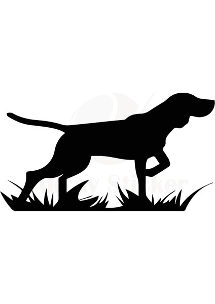 Autosticker^#av Köpeği (Oto-Motor-Laptop-Duvar-Dekor) 30 x 15 cm