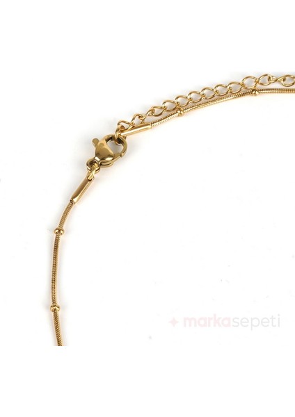 Balon Harfli Altın Kaplama Çelik Kolye fiyatları