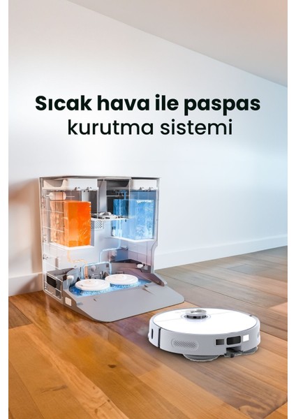 Maxpro 5000pa Dual Cleaning Su Ve Toz Toplama Üniteli Robot Süpürge ( Türkiye Garantili)