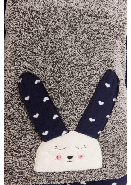 Büyük Beden Kadın Polyester Bisiklet Yaka Uzun Kol Wellsoft Pijama Takımı indirimleri