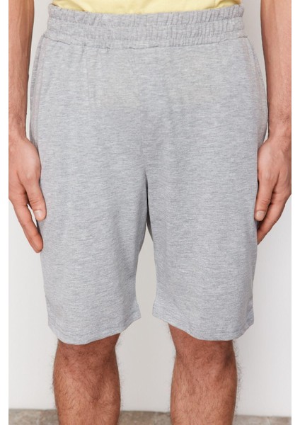 Erkek Pamuk Kayık Yaka Kısa Kol Regular Fit Örme Yazlık Şortlu Pijama Takımı