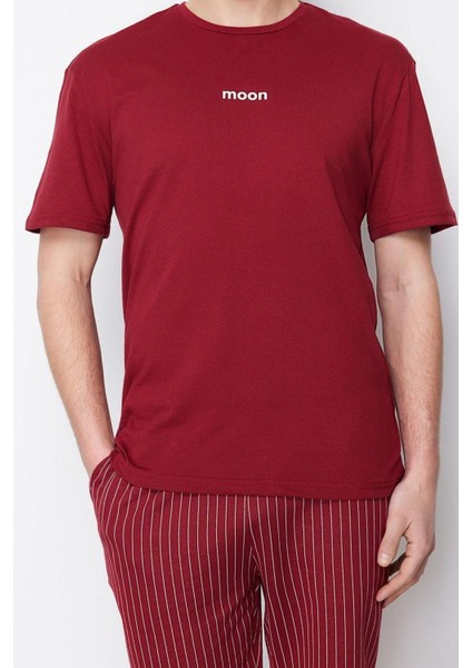 Erkek Pamuklu Bisiklet Yaka Kısa Kol Regular Fit Yazlık Şortlu Pijama Takımı