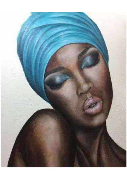 Kanvasuykudaki Güzel Sayılarla Boyama Seti Kasnaklı 70 x 90 cm